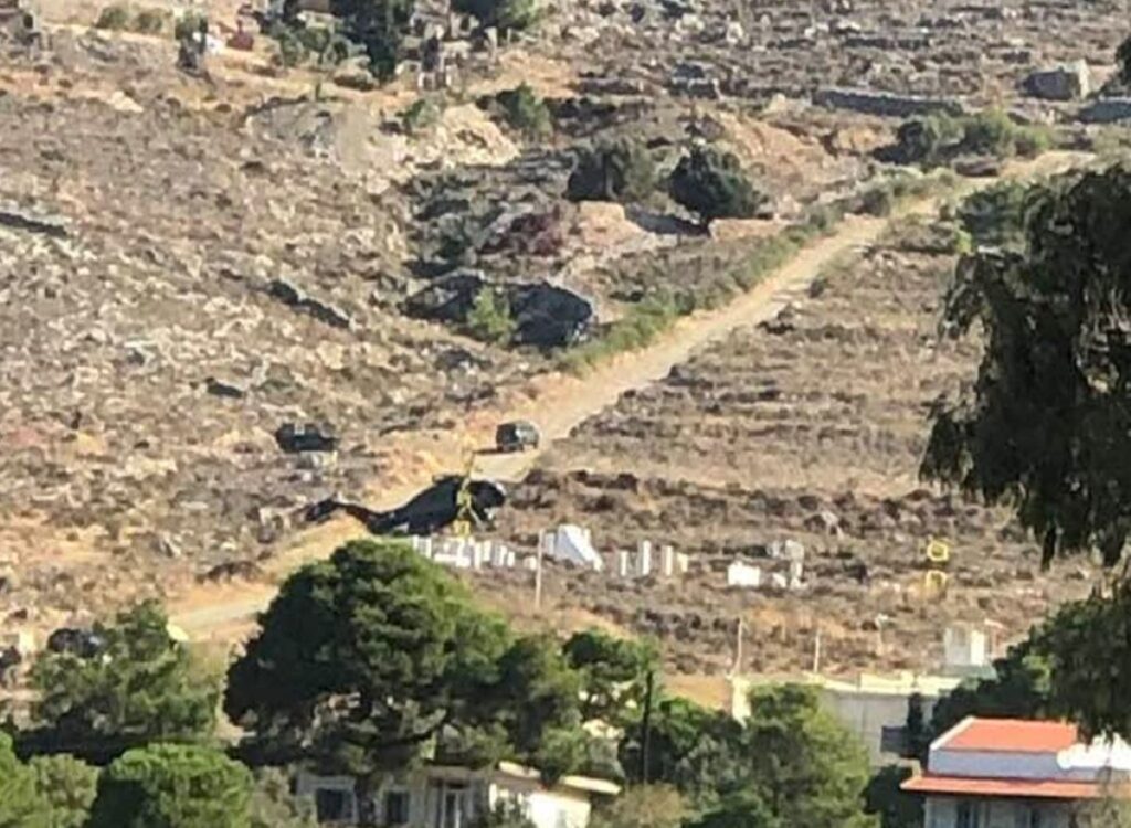 Κάλυμνος: Βλάβη σε στρατιωτικό Huey οδήγησε σε βαριά προσγείωση