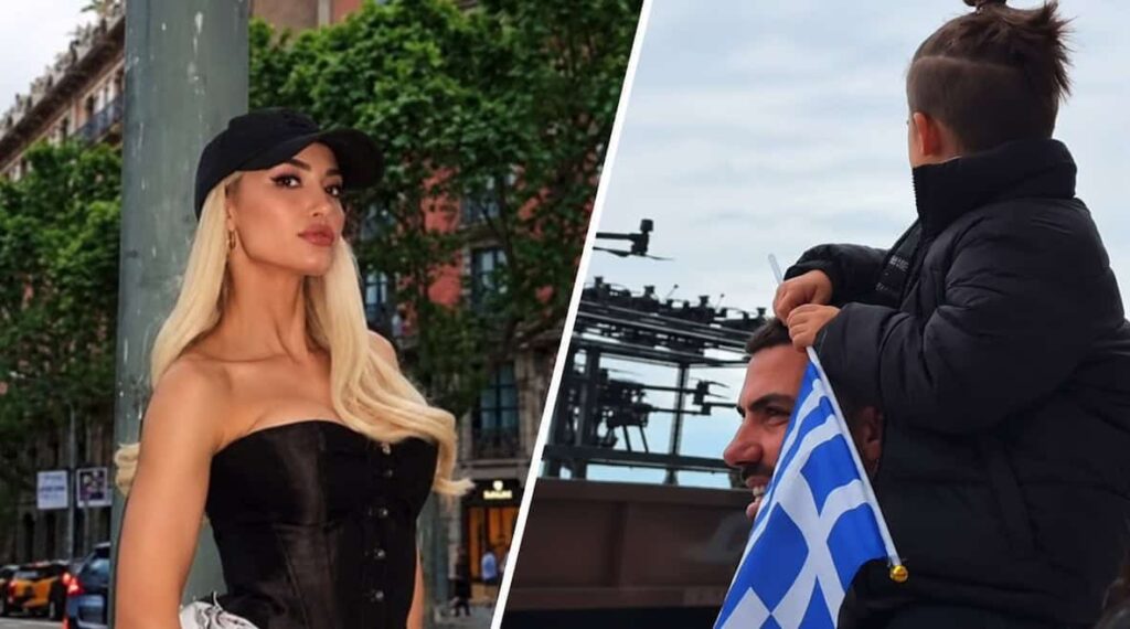 Ιωάννα Τούνη: Απαθανατίζει τον σύντροφό της αγκαλιά με τον γιο της στην παρέλαση της 28ης Οκτωβρίου